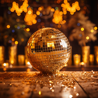Décorations de Noël Boule Disco 79 Pièces Ornements Suspendus en Verre Miroir Laser Réfléchissant Fabriqués à la Machine Directement de l'Usine pour