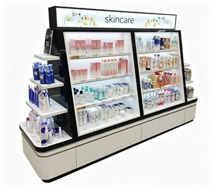 Espositore per Cosmetici M&S, Bancone per Esposizione Trucchi, Scaffale per Esposizione Cosmetici per Negozi di Bellezza e Saloni - Product Image 2