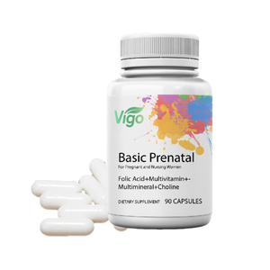 Vigo Gmp Factory Fórmula Ácido fólico Vitamina BCD <span class=keywords><strong>Omega</strong></span> <span class=keywords><strong>3</strong></span> <span class=keywords><strong>DHA</strong></span> Suplemento masticable Vitaminas multicápsulas diarias prenatales - Product Image 5