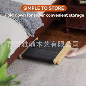Escaleras de Madera para Mascotas, Plegables, Antideslizantes, Escalera para Perros Pequeños y Gatos, Muebles para el Hogar - Product Image 2