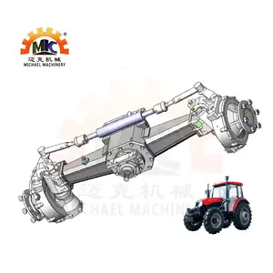 1ton Tải trọng 4WD 4x4 phía trước bánh xe ổ đĩa chỉ đạo trục của 25-35hp Bốn bánh xe lái xe Paddy máy kéo