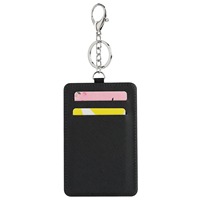 Porte-cartes de bus en toile vierge à sublimation en cuir PU avec impression personnalisée, étui portefeuille, pochette pour cartes, porte-badge d'identification pour hommes et femmes