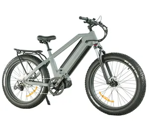 2024 STEAMOON 하이 퀄리티 G510 48V30Ah 듀얼 배터리 팻 전기 하이브리드 자전거 1000W Bafang 미드 모터 장거리 산악 전자 자전거
