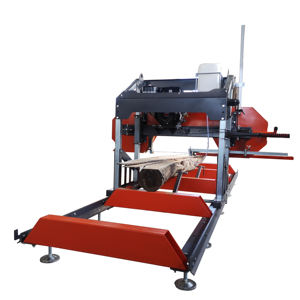 Huike-Molino de banda móvil de 31 <span class=keywords><strong>pulgadas</strong></span>, sierra de banda Horizontal portátil, Mini molino de sierra con motor diésel de gasolina o eléctrico - Product Image 4