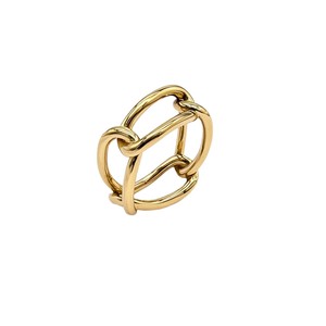 Anillo geométrico yunnique, oro, plata, unisex, diseño minimalista, regalo de joyería de moda - Product Image 5