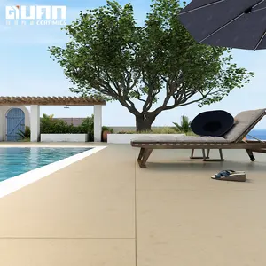 Design de corpo inteiro 20mm piso externo porcelana pedra telhas piscina