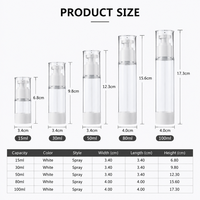 Vente en gros de flacons cosmétiques à vaporisateur, 2 styles, brume fine et pompe à lotion, flacons vides rechargeables pour toner et hydratant, logo personnalisé