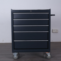 Armoire à outils professionnelle en fer, 5 tiroirs, design moderne, rangement de garage, chariot d'atelier robuste, OEM disponible