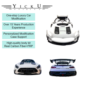 Kit Carrozzeria in Fibra di Carbonio di Alta Qualità Stile BS per <span class=keywords><strong>Mercedes</strong></span>-Benz <span class=keywords><strong>AMG</strong></span> <span class=keywords><strong>GT</strong></span>/GTS/GTR - Paraurti Anteriore/Posteriore/Cofano (Nuovo Aggiornamento) - Product Image 1