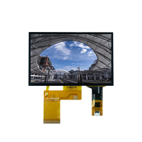 Módulo de Pantalla LCD TFT JDW de 7 Pulgadas, Pantalla Táctil Capacitiva, Resolución 800x480, Brillo de 500 cd/m², Interfaz Paralela TTL RGB-24bit