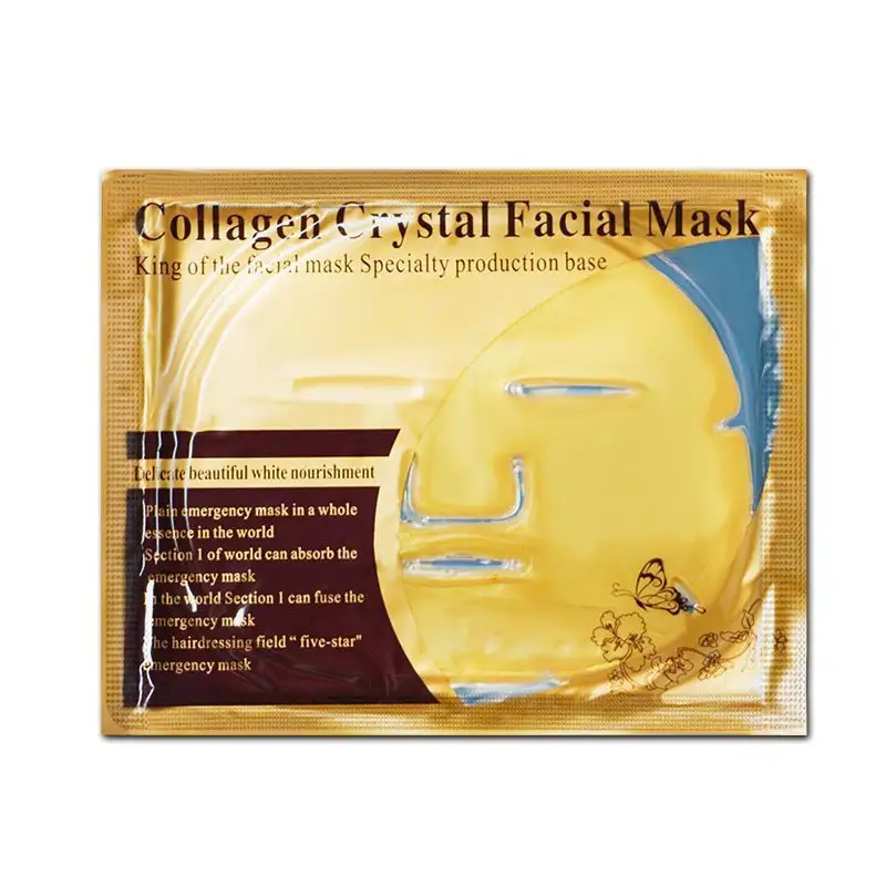 Collagen 24K Gold Facial Mask skin care gold bio-collagen facial mask manufacturer from China