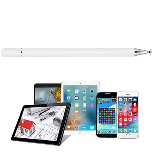 digital pen phone disc Suppliers-2021 Hot Sell Customized Logo Stainless Magnetic Capacitive Digital Disc Stylus Pen Compatible For Ipad and Tablet Device