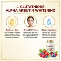 Comprimés OEM avancés de glutathion, vitamine C et arbutine pour le blanchiment de la peau, l'élimination des taches brunes et l'anti-âge – Glutathion pour le blanchiment cutané