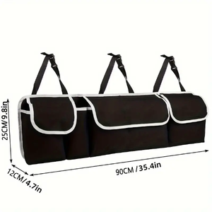 Sac de rangement pliable pour <span class=keywords><strong>voiture</strong></span>, accessoires de <span class=keywords><strong>voiture</strong></span> personnalisés, organisateur de siège arrière - Product Image 2