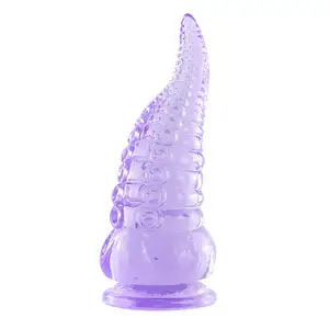 Oktoberpferd-Zöpfe-Form lila realistisch lebensecht großer Analdildo riesige Monster-G-Punkt Prostata-Massagegerät Damen-Männer Analsex-Spielzeug