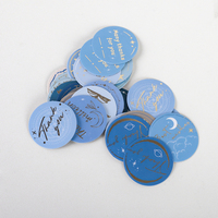 Pas de minimum quantité minimale de commande produit autocollant impression logo de marque adhésif personnalisé rouleaux d'étiquettes rondes