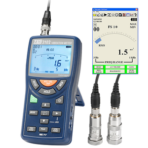 TES-3102 TES Medidor de Vibraciones Portátil Tipo Contacto con Pantalla LCD, Batería, Uso Industrial, 1 Año de Garantía, Protección NILE - Product Image 1