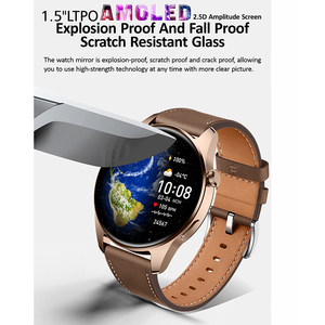 สมาร์ทวอทช์ HK4 สำหรับผู้ชายและผู้หญิง หน้าจอ LTPO AMOLED รองรับ NFC วัดระดับออกซิเจนในเลือด รองรับการใช้งานกีฬา ใช้งานได้กับ Android และ IOS - Product Image 4