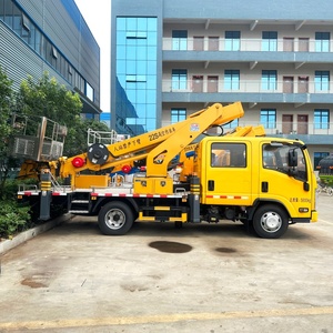 Camión de Trabajo Aéreo con Plataforma Hidráulica de 22 Metros y 2 Filas, Chasis Isuzu KV100, para Operaciones en Altura - Product Image 1