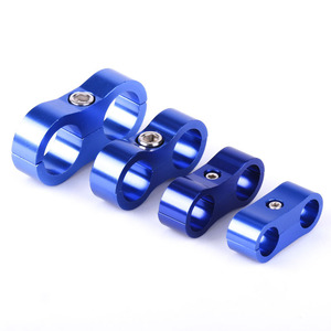 Separador de Abrazaderas de Tubería de Aceite de Doble Orificio, Aleación de Aluminio AN4 AN6 AN8 AN10, Fijación Universal para Modificación Automotriz - Product Image 3