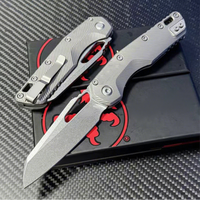 Cross-border Micro Technology MSI Titanium Alloy Vouwmes Zakmes Outdoor Multitool Scherp Kampeer- en Fruitmes M390 Lemmet