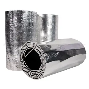 Heat insulation foam rubber material aluminium foil faced rubber foam tubing/waterproof rubber foam pipe insulation