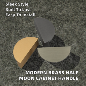 CNC Quality Moon Furniture Furniture Choose Color European Cabinet <strong>Door</strong> Handles Wardrobe <strong>Door</strong> Handle Kitchen <strong>Bedroom</strong> Handle - Product Image 3