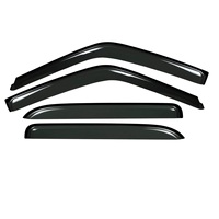Pare-soleil de fenêtre personnalisé pour F150 2015-2019, acrylique noir, déflecteur d'air, 4 pièces pour modèles de voitures personnalisés, accessoires de voiture