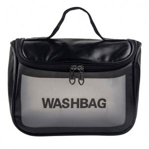 Customized Large Capacity Portable Travel <b>Makeup</b> <b>Bag</b> <b>Transparent</b> PVC Toiletry <b>Bag</b> for Business & Promotional Gifts - Product Image 2