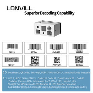 LONVILL <span class=keywords><strong>Peso</strong></span> ligero Mini escáner <span class=keywords><strong>de</strong></span> código <span class=keywords><strong>de</strong></span> barras integrado Lector <span class=keywords><strong>de</strong></span> código Qr <span class=keywords><strong>de</strong></span> alta integración para máquina <span class=keywords><strong>de</strong></span> boletos - Product Image 4