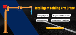 उच्च प्रदर्शन कॉलम प्रकार 180 डिग्री घूर्णन बुद्धिमान तह <span class=keywords><strong>2</strong></span> टन कैंटिलीवर जीब क्रेन मोटर के साथ - Product Image 4