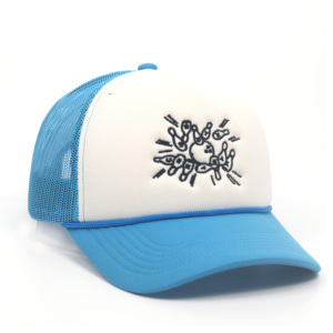 Casquette de camionneur en mousse à 5 panneaux pour homme, de haute qualité, personnalisable avec logo brodé - Product Image 3