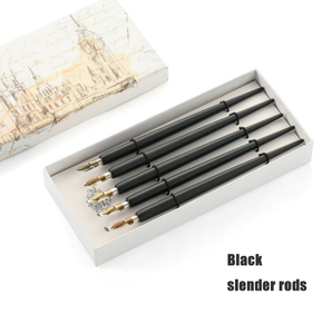 Starter Kit per calligrafia in legno Vintage Set di 5 pezzi per calligrafia gotica per principianti include lettere e confezione regalo - Product Image 6
