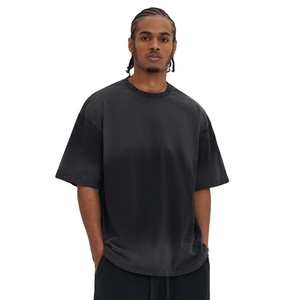 Camiseta de hombre de algodón 260GSM con lavado ácido y tie-dye, corte holgado oversize, estilo streetwear, nueva colección verano 2026 - Product Image 2