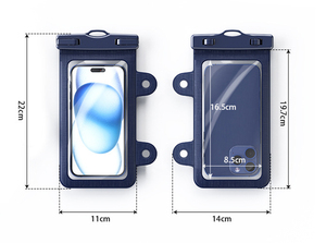PVC écran tactile sangle réglable pochette <span class=keywords><strong>de</strong></span> téléphone étanche protecteur sous-marin étui à bandoulière natation plongée <span class=keywords><strong>sac</strong></span> <span class=keywords><strong>de</strong></span> téléphone - Product Image 3