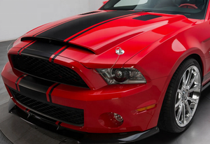 Parachoques delantero compatible con <span class=keywords><strong>Ford</strong></span> Mustang, cubierta de parachoques delantero estilo <span class=keywords><strong>GT500</strong></span>, conversión de parrilla <span class=keywords><strong>2010</strong></span> 2011 2012 2013 2014 - Product Image 3