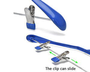 Appendiabiti all'ingrosso in metallo spesso antiscivolo con scanalature per l'asciugatura, semplici, per adulti, con rivestimento in plastica - Product Image 4