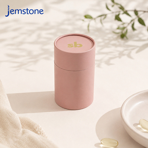 Personalized Luxury Cosmetic Kraft Cardboard Cylinder Packaging <b>Box</b> Printed Eco Friendly Skincare Face Cream Paper Tube Canister - Product Image 6