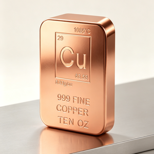 Barra de Cobre Puro de Alta Calidad Premium 99.9% de 10 Oz para Colección y Regalo - Product Image 4