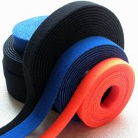 Attaches-câbles auto-adhésives double face écologiques, plusieurs tailles, colorées, auto-agrippantes pour le regroupement des fils
