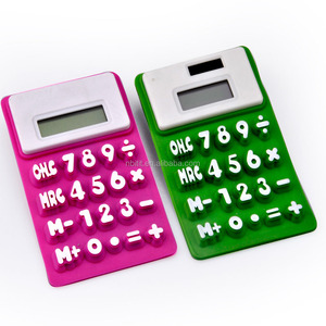 Venta caliente Mini Calculadora de pantalla de 8 dígitos de bolsillo cuadrado colorido para niños - Product Image 6