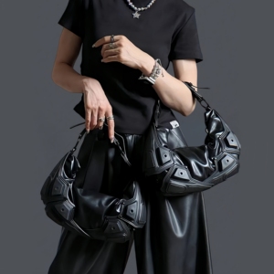 Tas Selempang Gaya Eropa dan Amerika, Desain Unik, Tren Gelap, Manis, Keren, Gaya <span class=keywords><strong>Hot</strong></span> Girl, Model Lokomotif, Tas Ketiak - Product Image 1