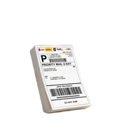 Lot de 100x150 étiquettes adhésives thermiques directes 4x6, autocollants compatibles, imperméables, sensibles à la chaleur, pour codes-barres promotionnels