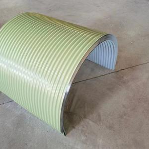 غطاء واقي من الغبار للسير الناقل، غطاء مطري من الصفائح الفولاذية الملونة للسير الناقل - Product Image 2