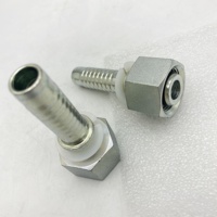 Raccord de tuyau hydraulique métrique femelle droit de haute qualité, joint conique à 24 degrés, joint torique H.T. Raccord de tuyau hydraulique DIN3865