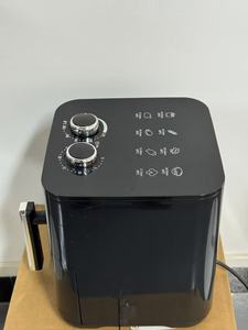 Bán buôn cổ điển vuông nhựa 3.5L Thông Minh Điện Nồi chiên không khí với cơ khí núm điều khiển - Product Image 3