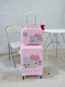 Bán Chạy Nhất Thiết Kế Dễ Thương 13 & 24 Inch Trọng Lượng Nhẹ Thân Thiện Với Môi Bền Mang Theo Trên Trường Hợp Hành Lý Thiết Lập Cho Cô Gái - Product Image 4