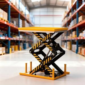 1-10 टन अनुकूलित हाइड्रोलिक फिक्स्ड लोडिंग प्लेटफॉर्म कार्गो लिफ्ट गोदाम कैंची डॉक लिफ्ट टेबल के साथ - Product Image 2