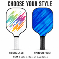 DUOBLR STAR USAPA Approved 12mm Thickness Fiberglass Pickleball Paddle Set Glass Fibre OEM Custom Graphic Wholesale Supplier
