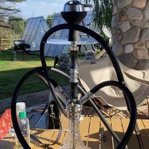 Rusia árabe Crystalia Hookah Set 4 tubos de fibra de carbono Metal de lujo Hookah Shop Party Club Bar Restaurante Shishia Hookah Chicha - Product Image 3